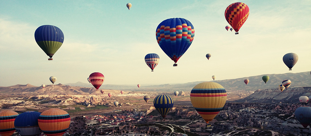 トルコの気球
